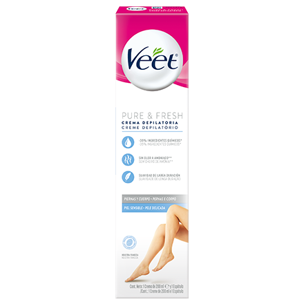 Veet® Crema Depilatoria Corporal Piel Sensible