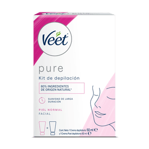 Veet® Crema Depilatoria Facial para Pieles Normales 2X 50ml