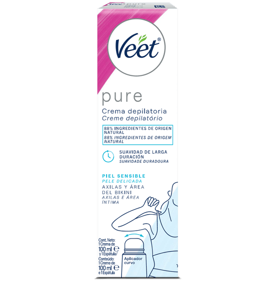 Crema Depilatoria Bikini Y Axilas Veet Piel Sensible 100ml