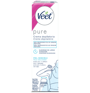 Crema Depilatoria Bikini Y Axilas Veet Piel Sensible 100ml